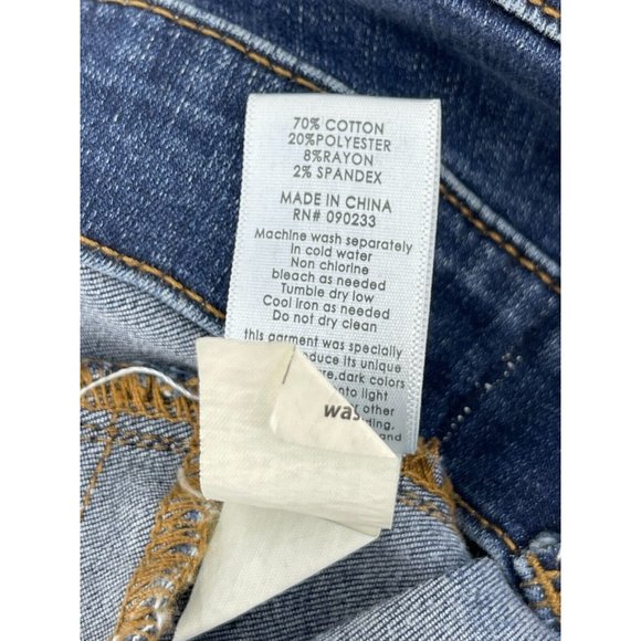 Pac Sun Women's Mid Rise Ankle Jeggings Distressed Skinny Jeans Denim Size 27 W - Picture 7 of 12